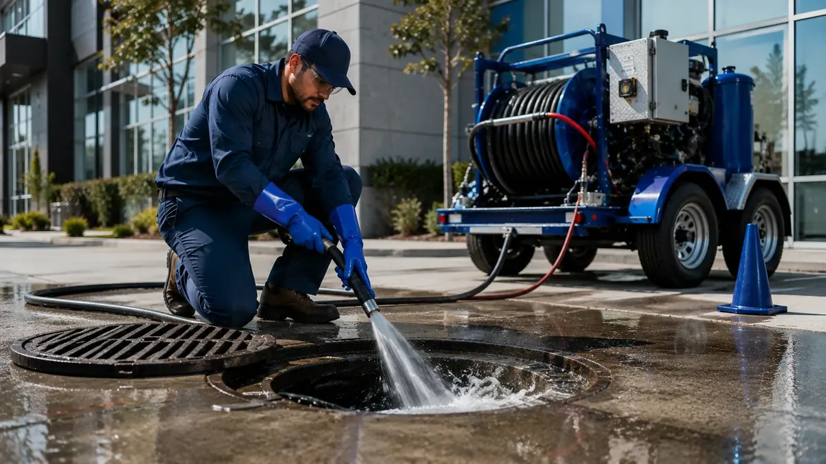 Commercial Hydro Jet Drain Cleaning in Coronado