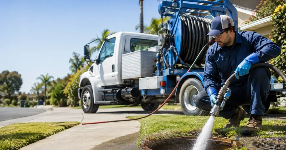 Hydro jet sewer cleaning Coronado