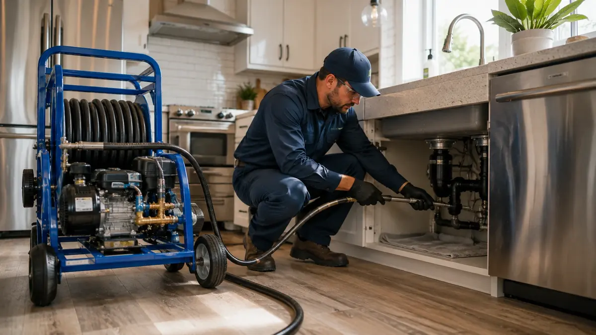 Kitchen Drain Hydro Jetting in Coronado