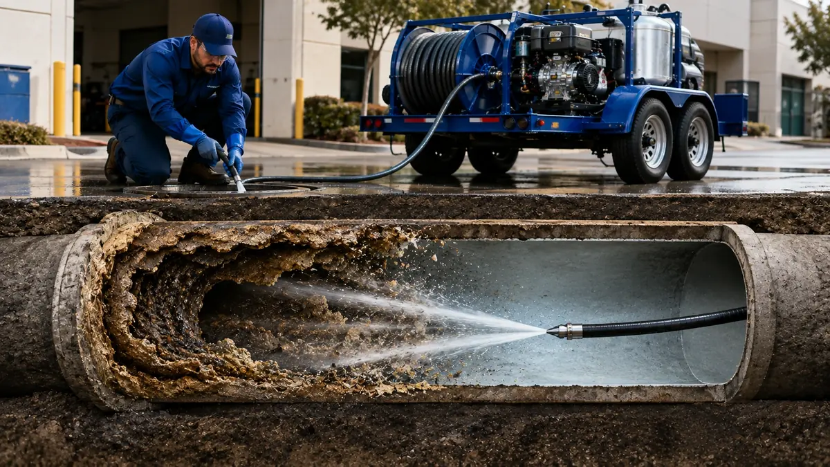 Sewer Pipe Descaling in Coronado